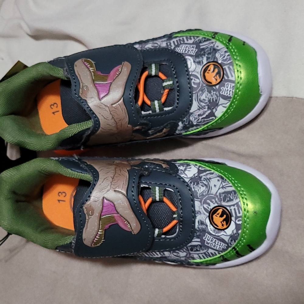 Jurassic world tennis shoes